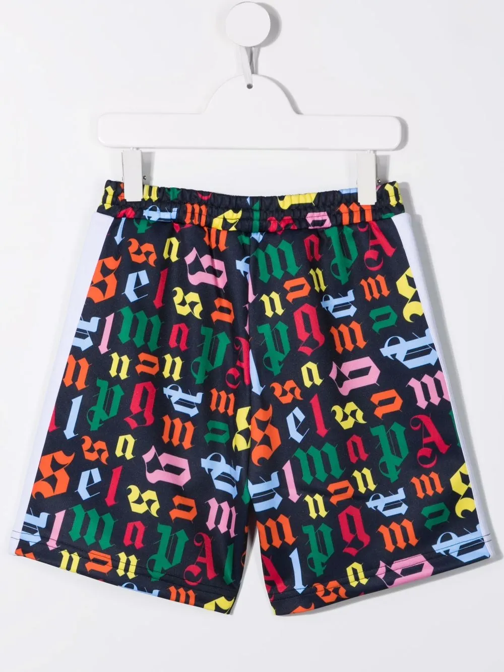 Palm Angels Kids Trainingsshorts met monogramprint Zwart