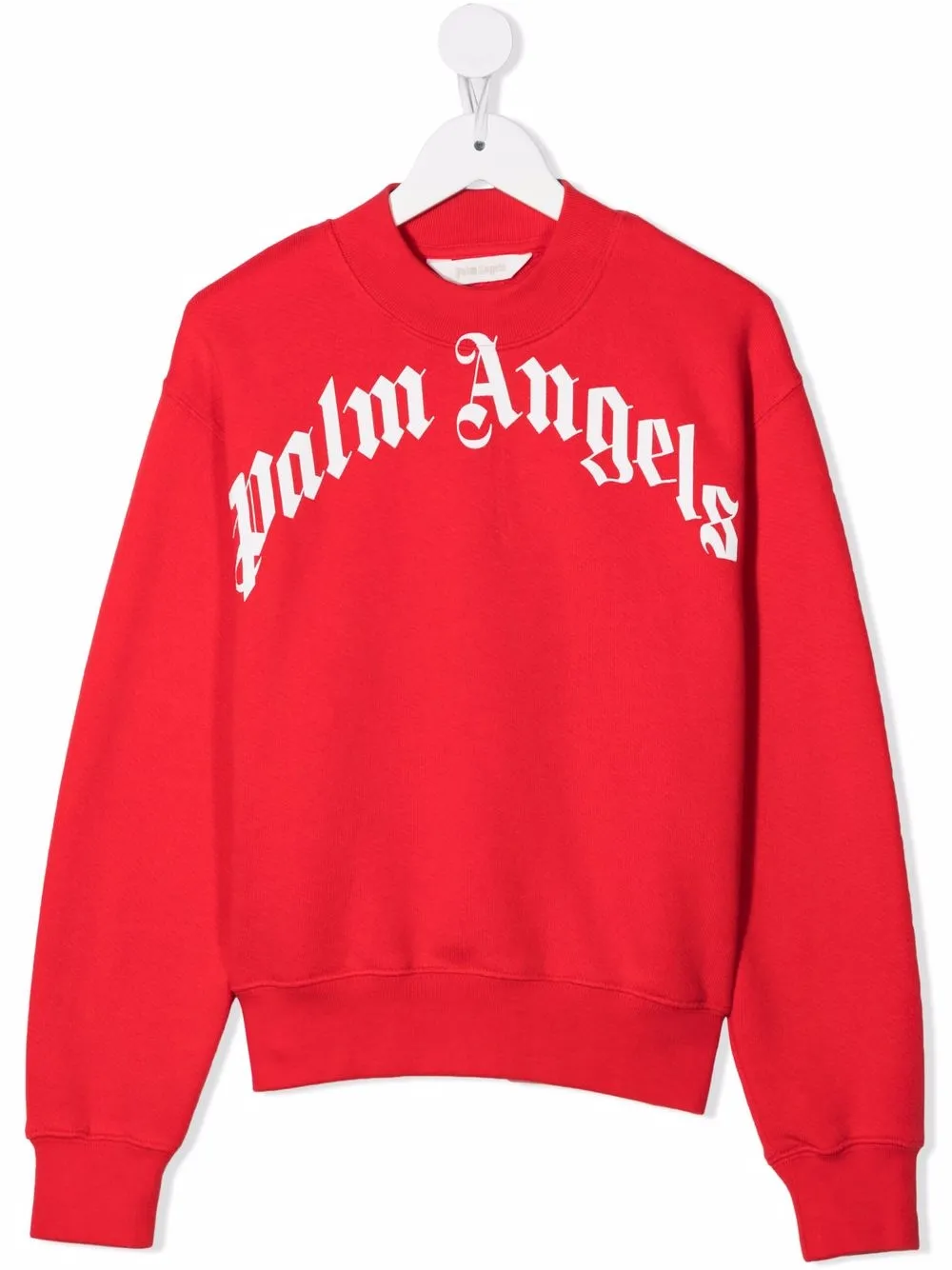 

Palm Angels Kids sudadera con logo estampado - Rojo