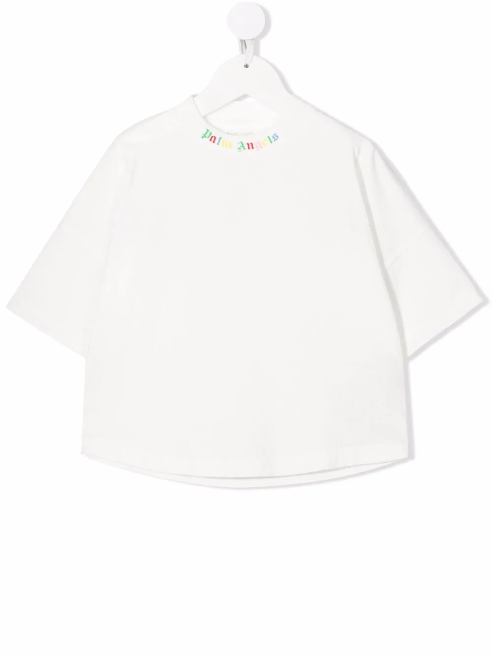 

Palm Angels Kids logo-print cotton T-shirt - White