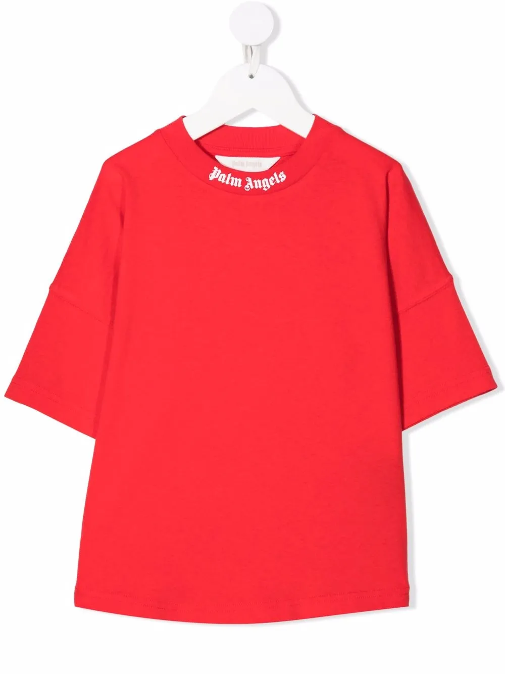 

Palm Angels Kids playera con logo estampado - Rojo