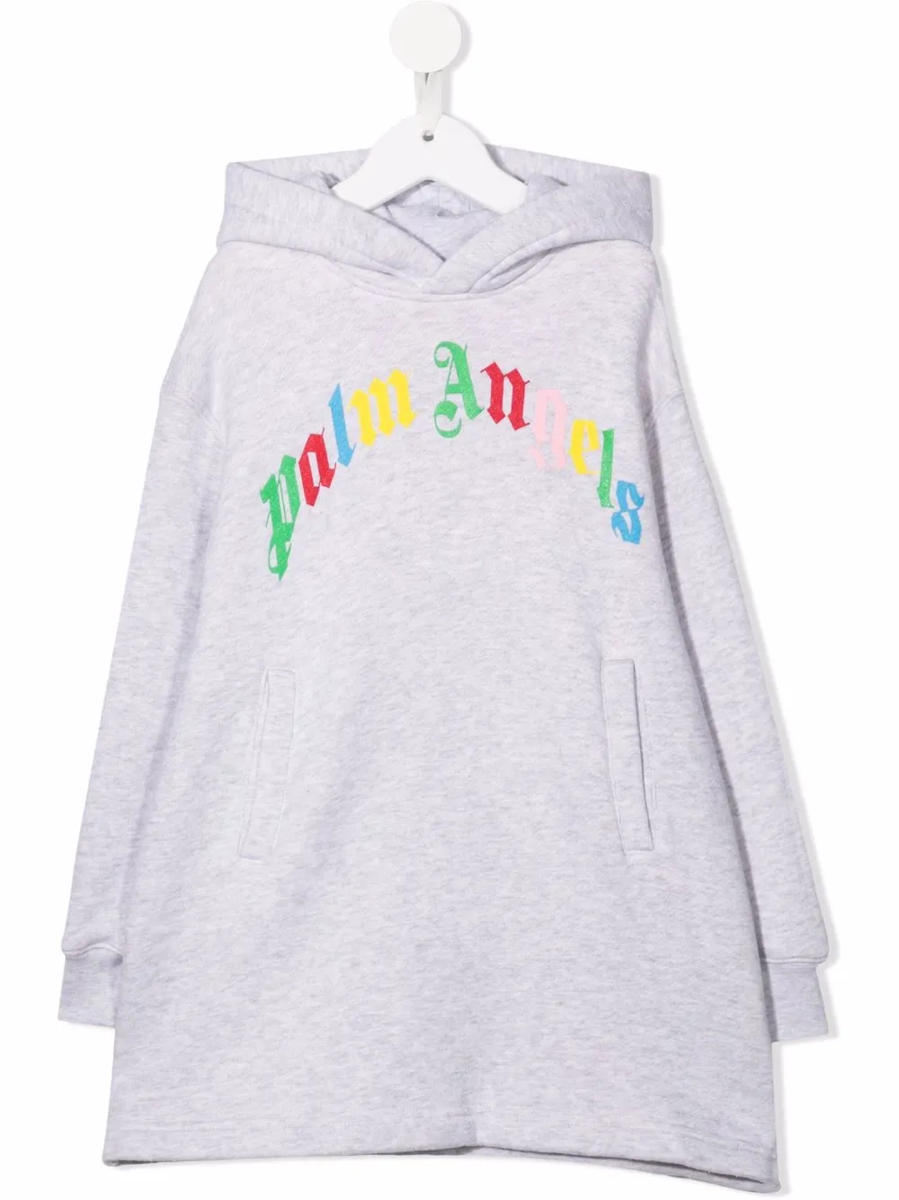 

Palm Angels Kids vestido estilo sudadera con logo estampado - 0684 MEDIUM GREY MULTICOLOR