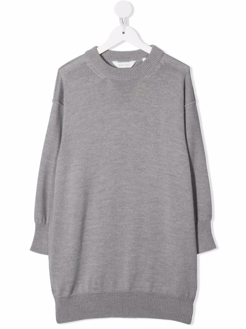 Palm Angels Kids intarsia-knit logo dress | Grey | Image 1