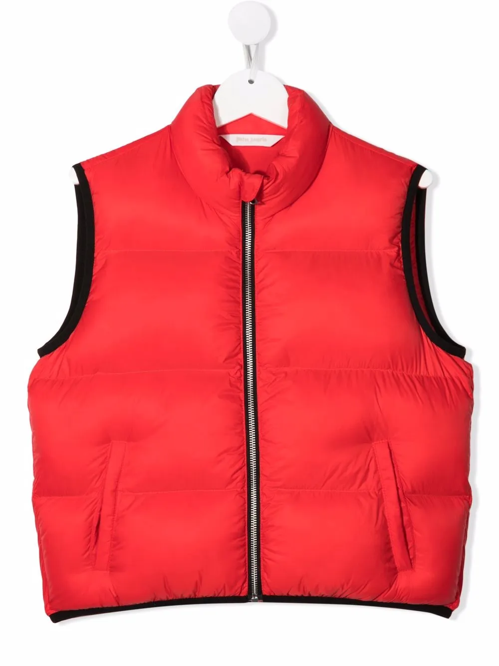 

Palm Angels Kids logo-print padded gilet - Red