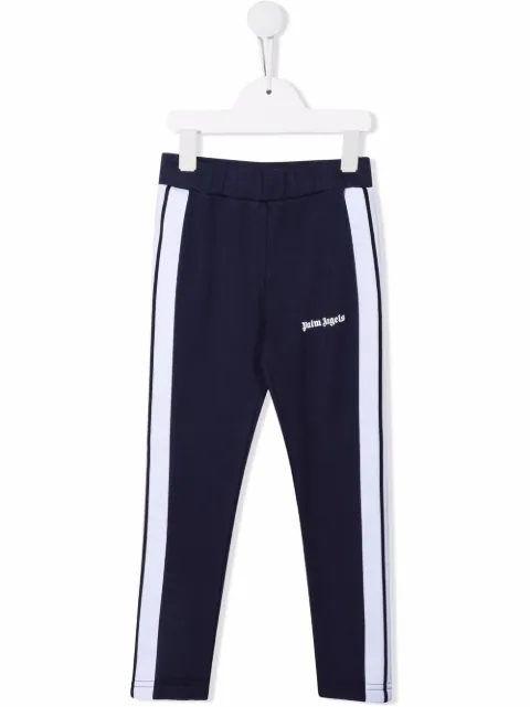 Palm Angels Kids logo print track leggings