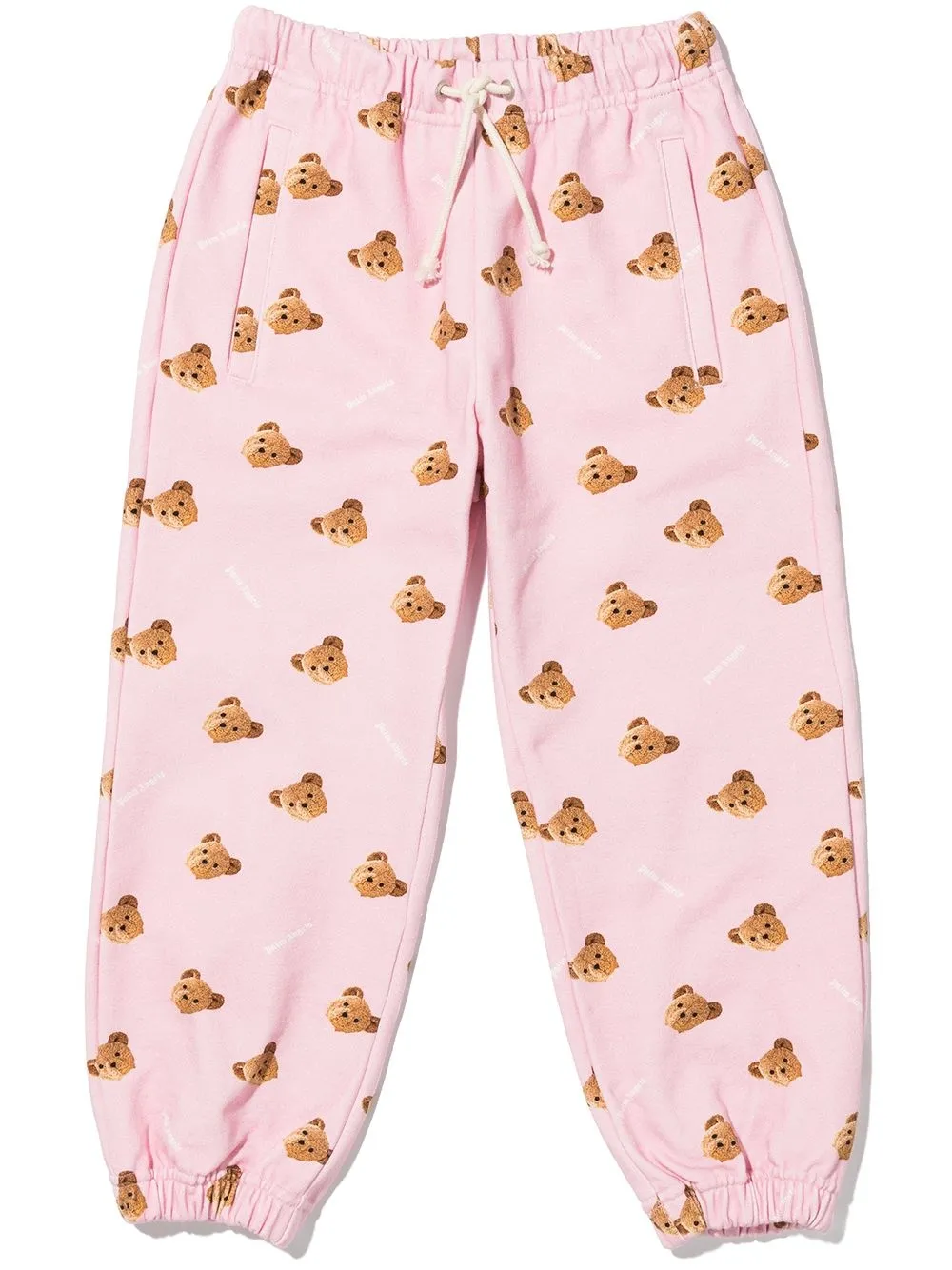 

Palm Angels Kids pantalones con motivo Bear - Rosado