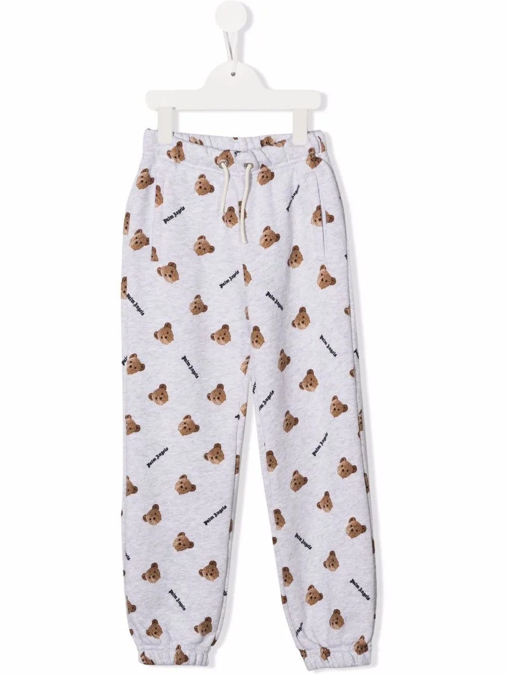 

Palm Angels Kids pantalones con motivo Bear - Gris