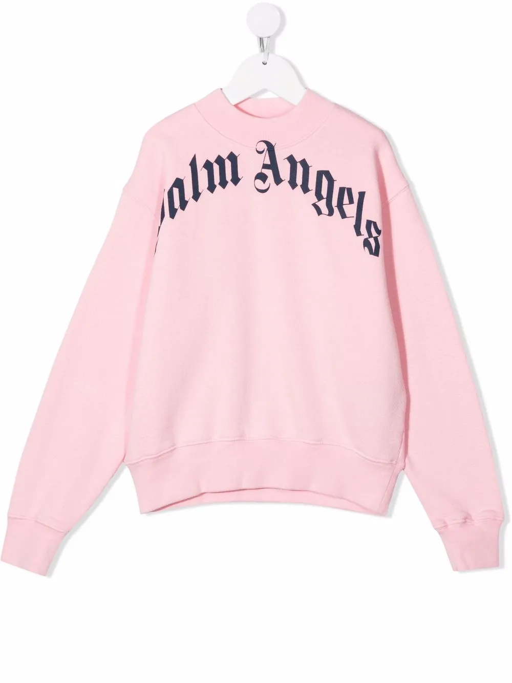 

Palm Angels Kids sudadera con logo estampado - Rosado