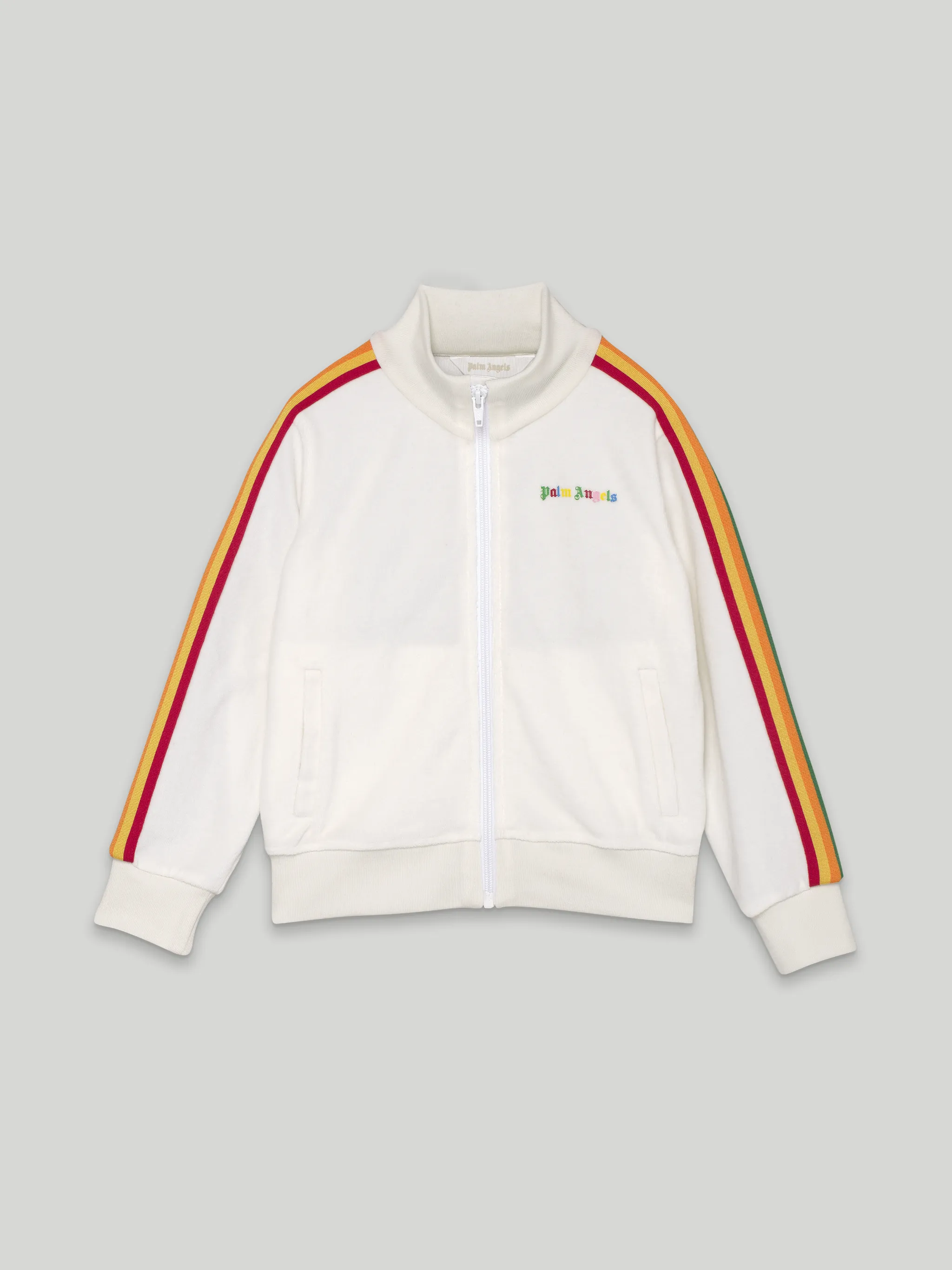 WHITE TRACK JACKET in white Palm Angels® Official