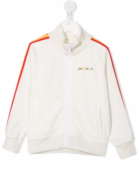 Palm Angels Kids side-stripe track jacket