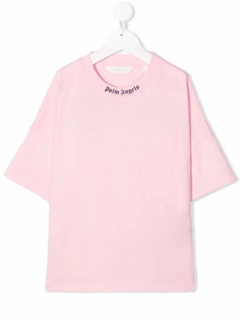 Palm Angels Kids Camiseta com estampa de logo