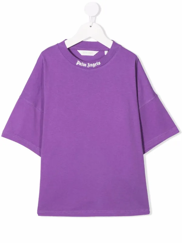 Palm Angels Kids logo-print T-shirt 