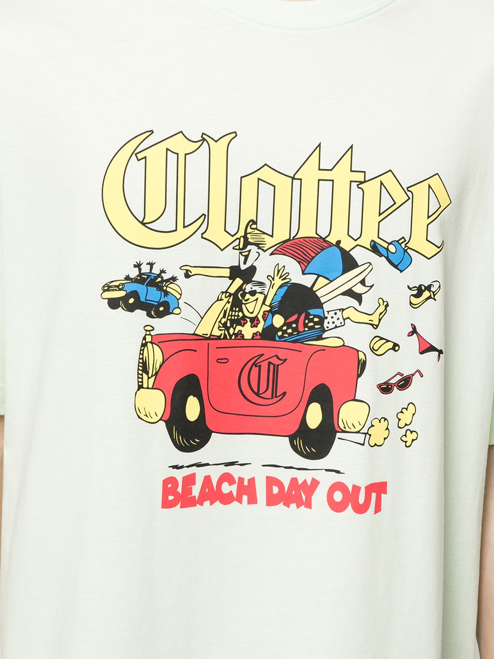 фото Clot футболка beach day out с графичным принтом