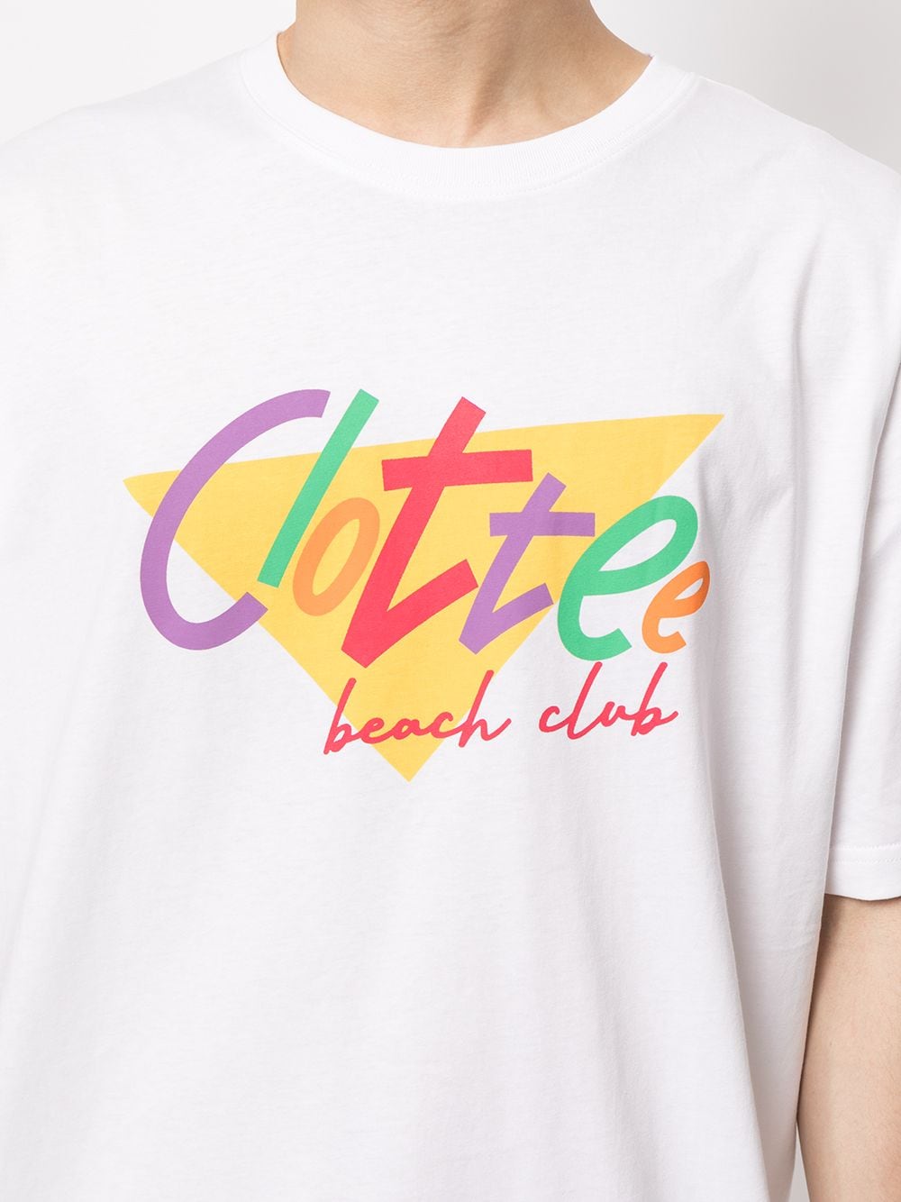 фото Clot футболка beach club с графичным принтом