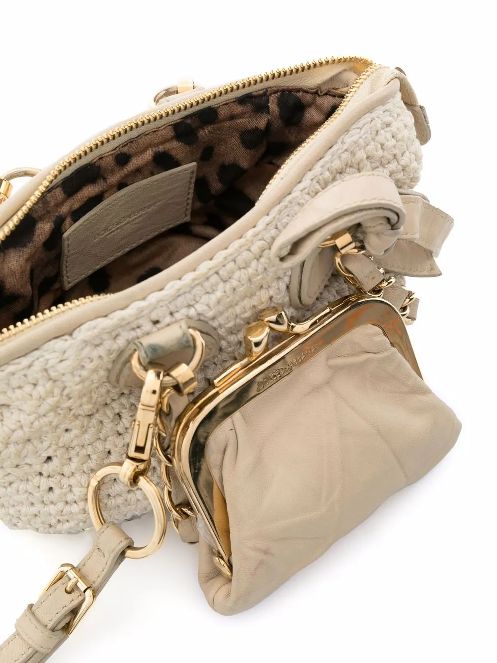 фото Dolce & gabbana pre-owned сумка-тоут 2000-х годов с кошельком