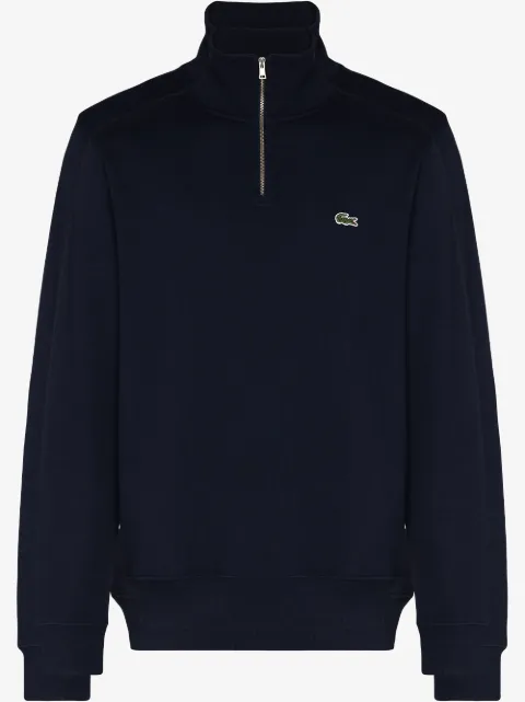 Lacoste logo-embroidered high-neck sweatshirt