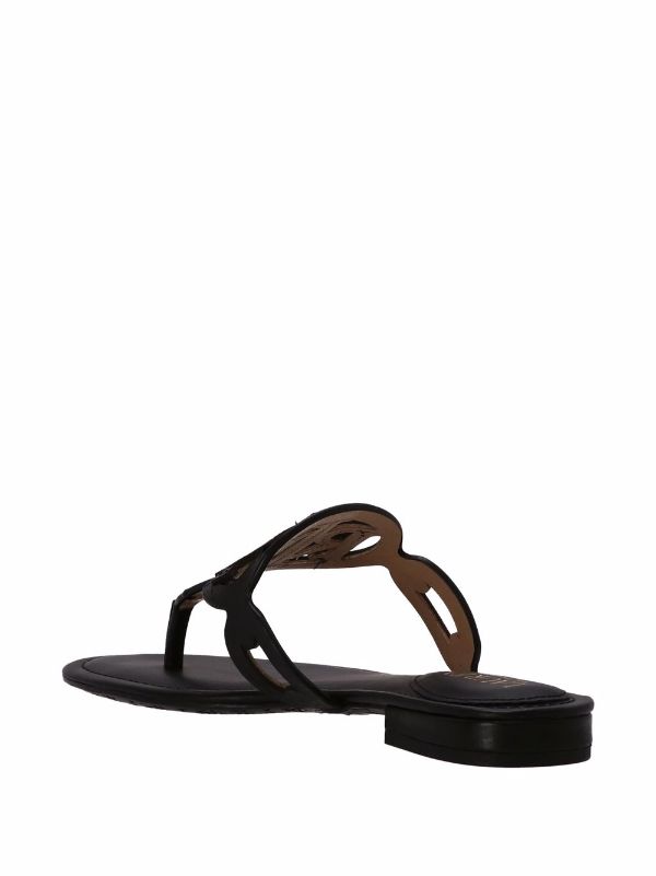 Lauren Ralph Lauren Audrie Burnished Leather Sandals - Farfetch