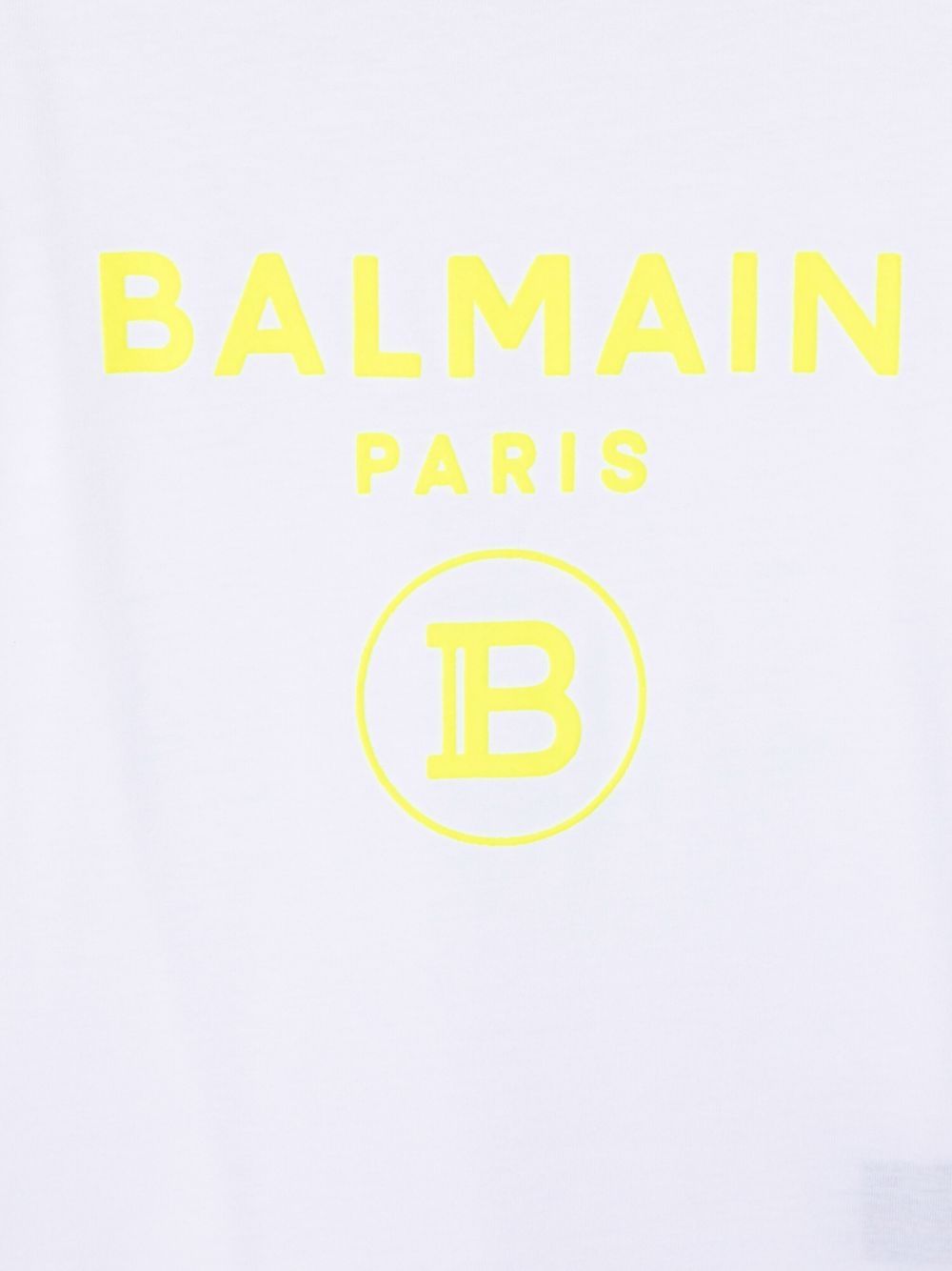 фото Balmain kids футболка с логотипом