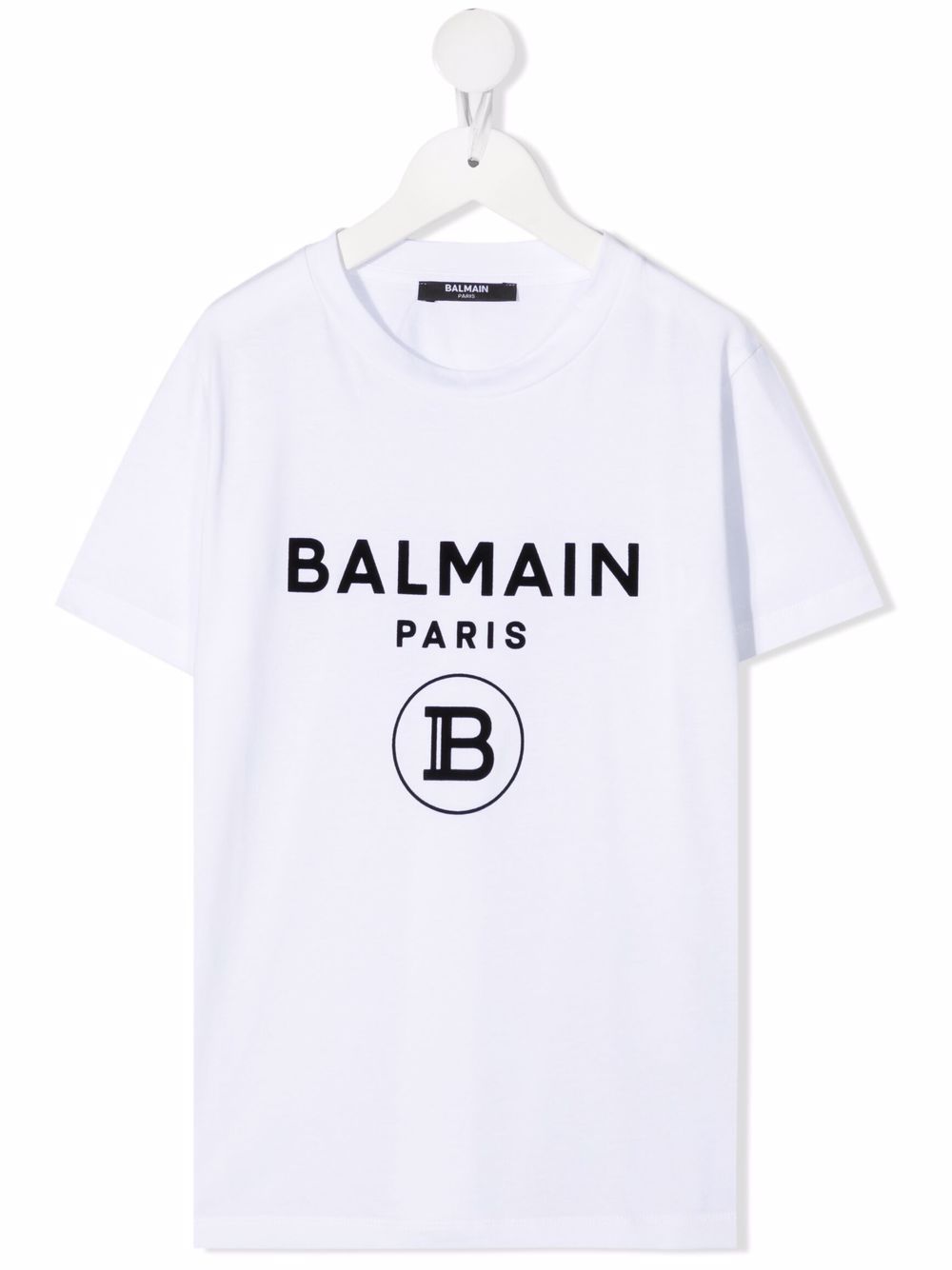 фото Balmain kids футболка с логотипом