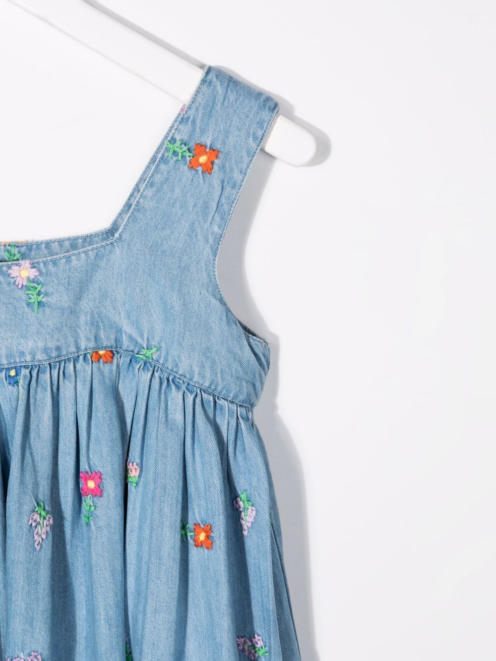 фото Stella mccartney kids платье с цветочной вышивкой