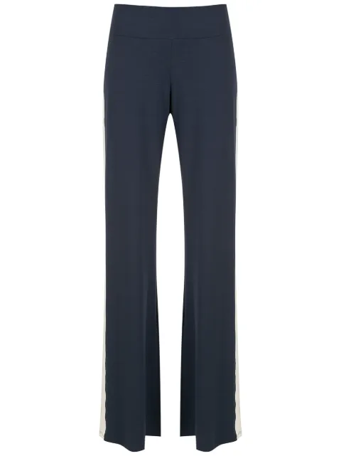 Lygia & Nanny flared side-stripe trousers