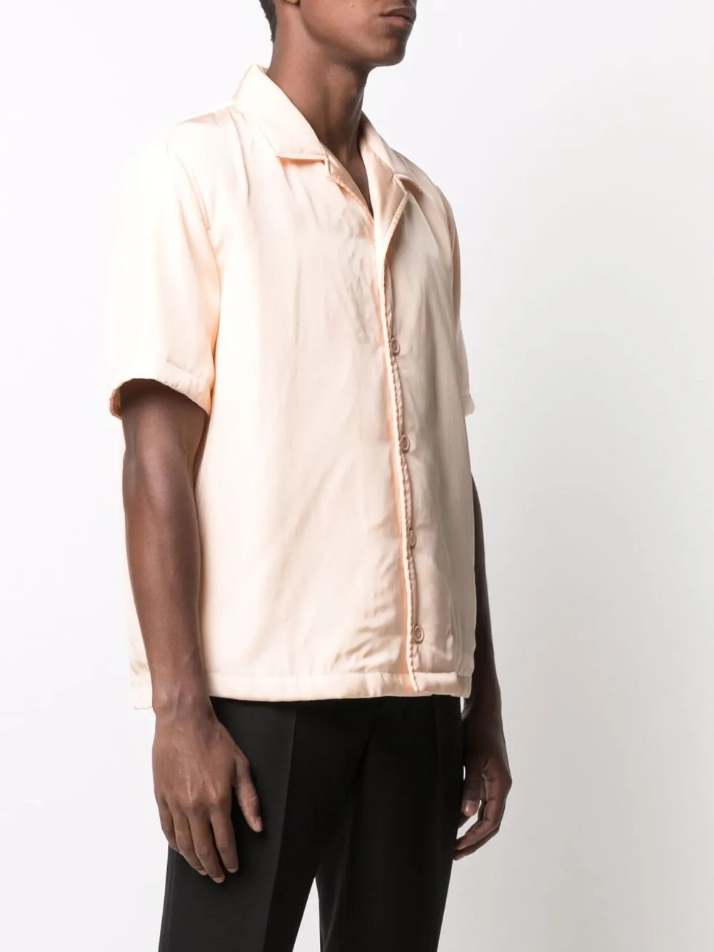 фото Bottega veneta рубашка с короткими рукавами и принтом