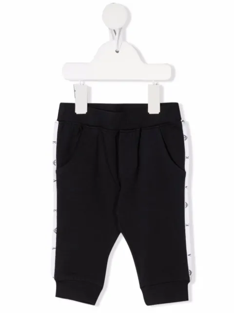 Emporio Armani Kids Jogginghose mit Logo-Streifen