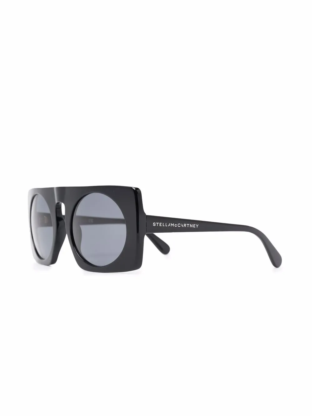 Stella McCartney Eyewear Zonnebril met vierkant montuur - Zwart