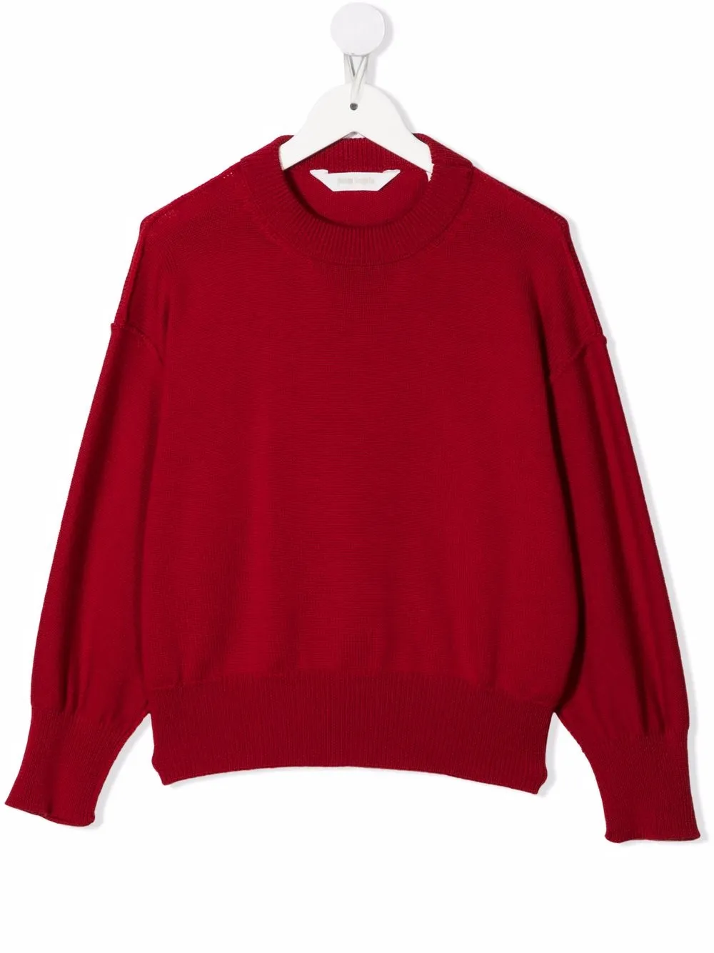 

Palm Angels Kids intarsia-logo jumper - Red