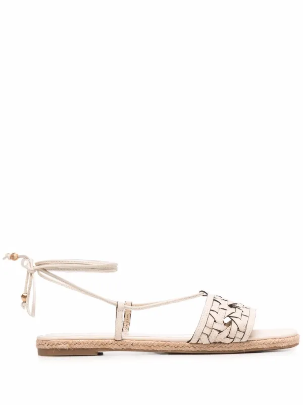 tory burch sandalen weiss