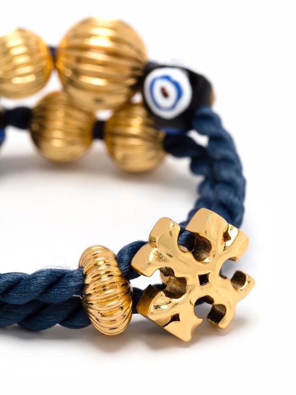Tory Burch Roxanne 18kt gold-plated Wrap Bracelet - Farfetch