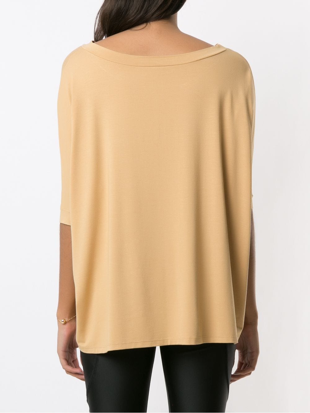 Shop Lygia & Nanny Cropped-sleeve T-shirt In Gelb