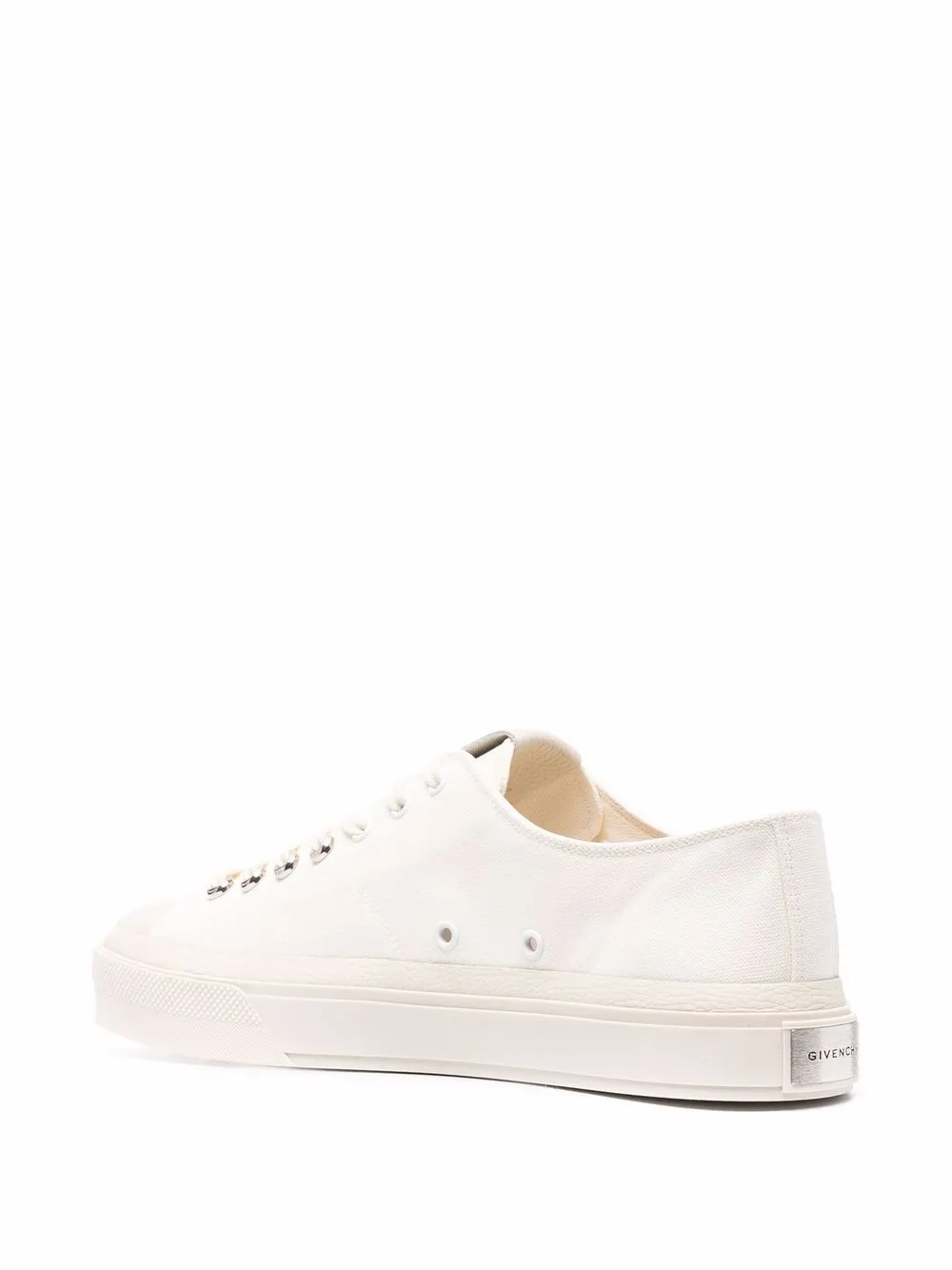 Givenchy City lace-up canvas sneakers White