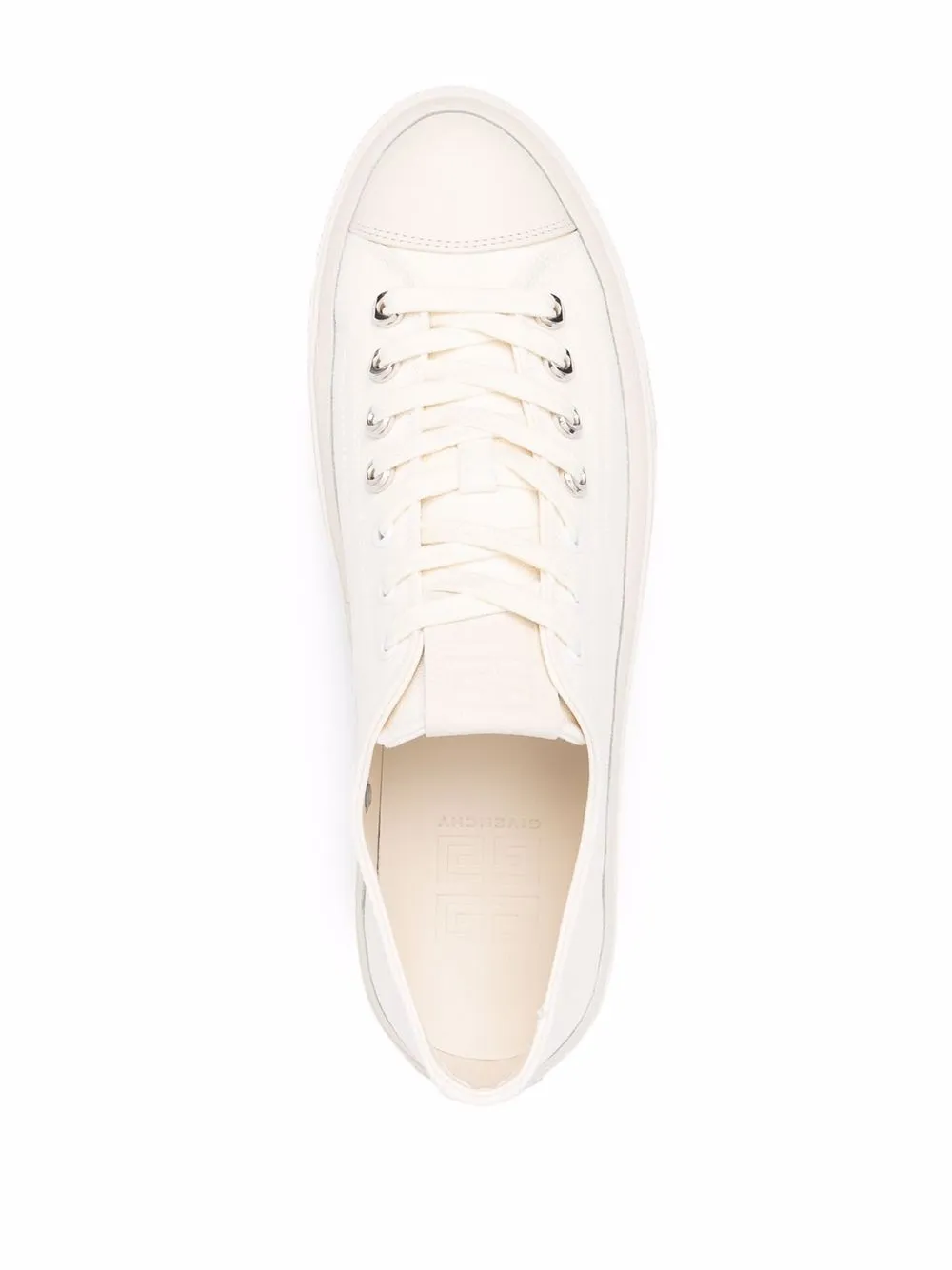 Givenchy City lace-up canvas sneakers White