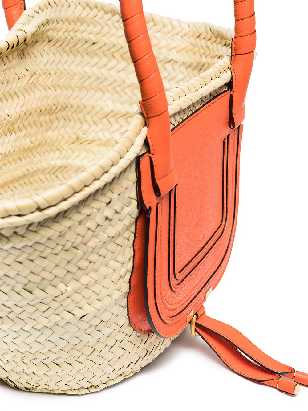 фото Chloé сумка-тоут marcie с открытым верхом