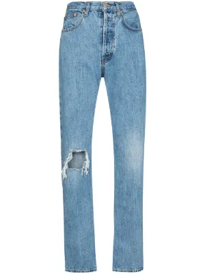 Women's Designer Straight Leg Jeans 