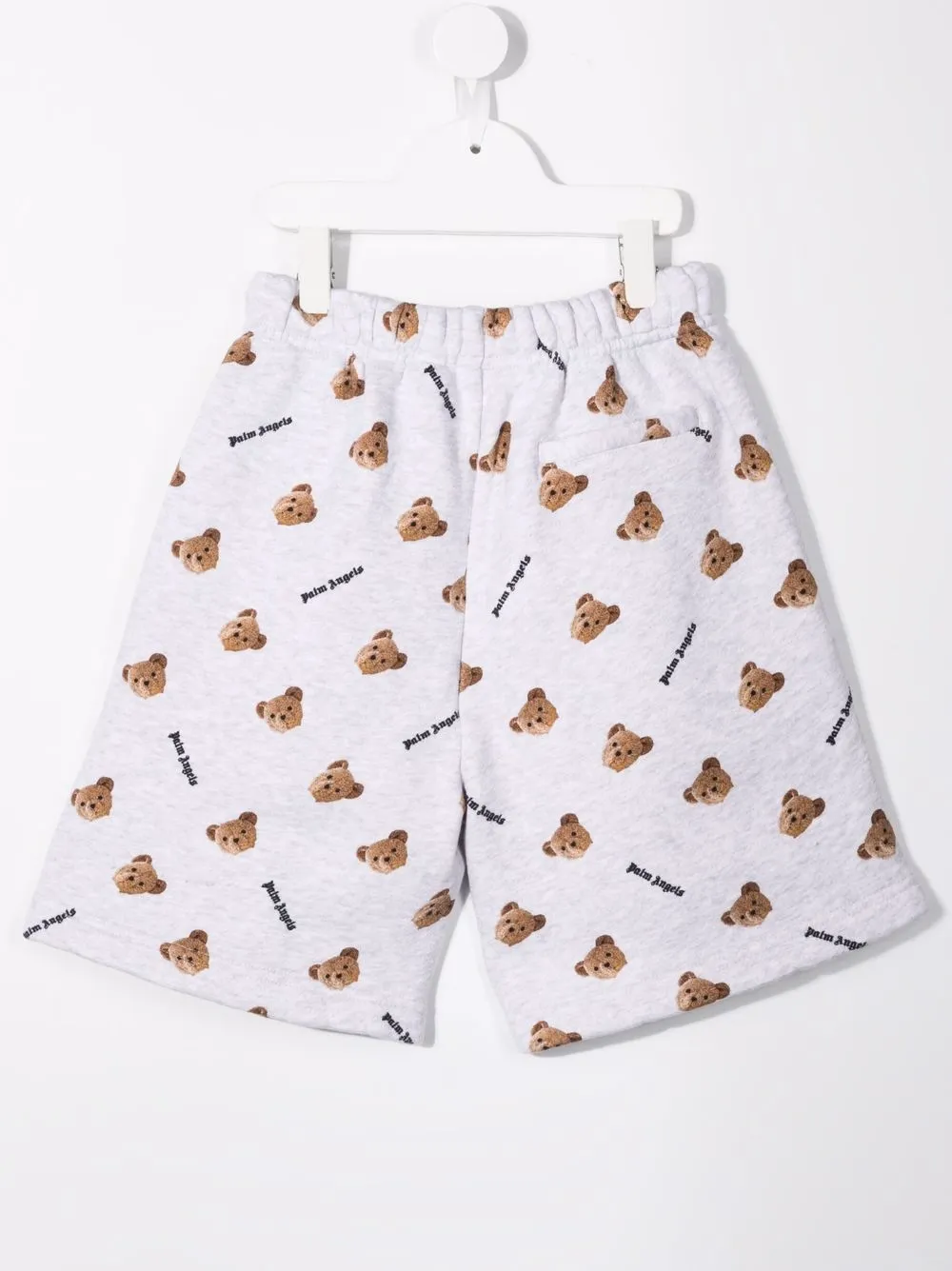 Palm Angels Kids Trainingsshorts met beerprint Grijs