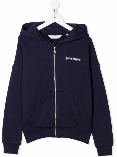 Palm Angels Kids logo-print hoodie
