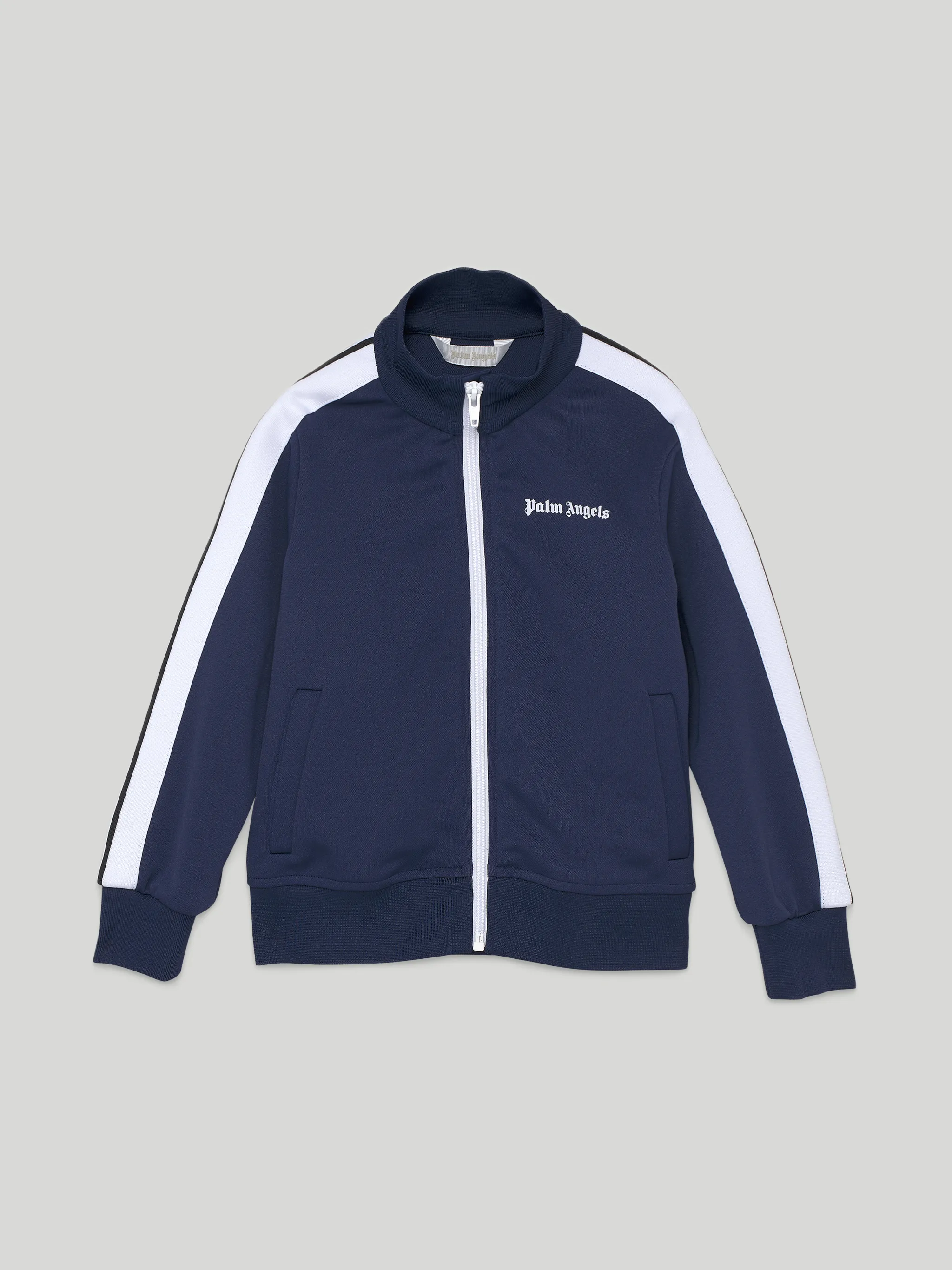 NAVY BLUE TRACK JACKET - Palm Angels® Official