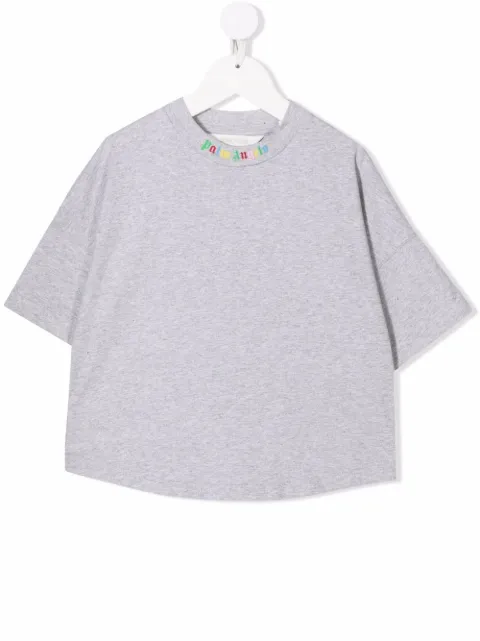 Palm Angels Kids logo-print cotton T-shirt