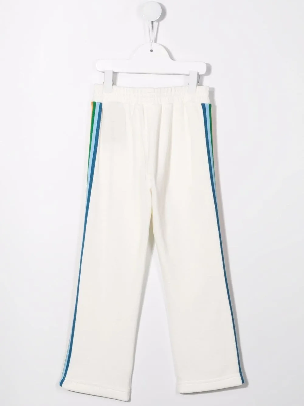 Palm Angels Kids Gestreepte trainingsbroek 0184 WHITE MULTICOLOR