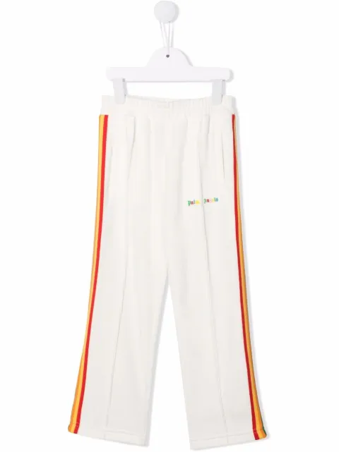 Palm Angels Kids striped trim track trousers