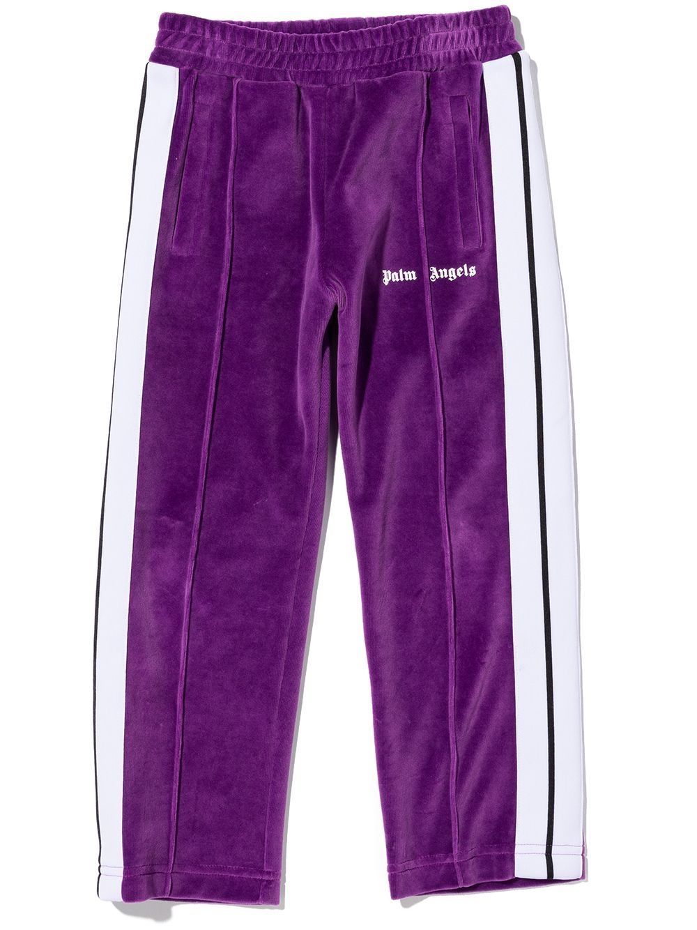 Image 1 of Palm Angels Kids Pantaloni sportivi con banda laterale