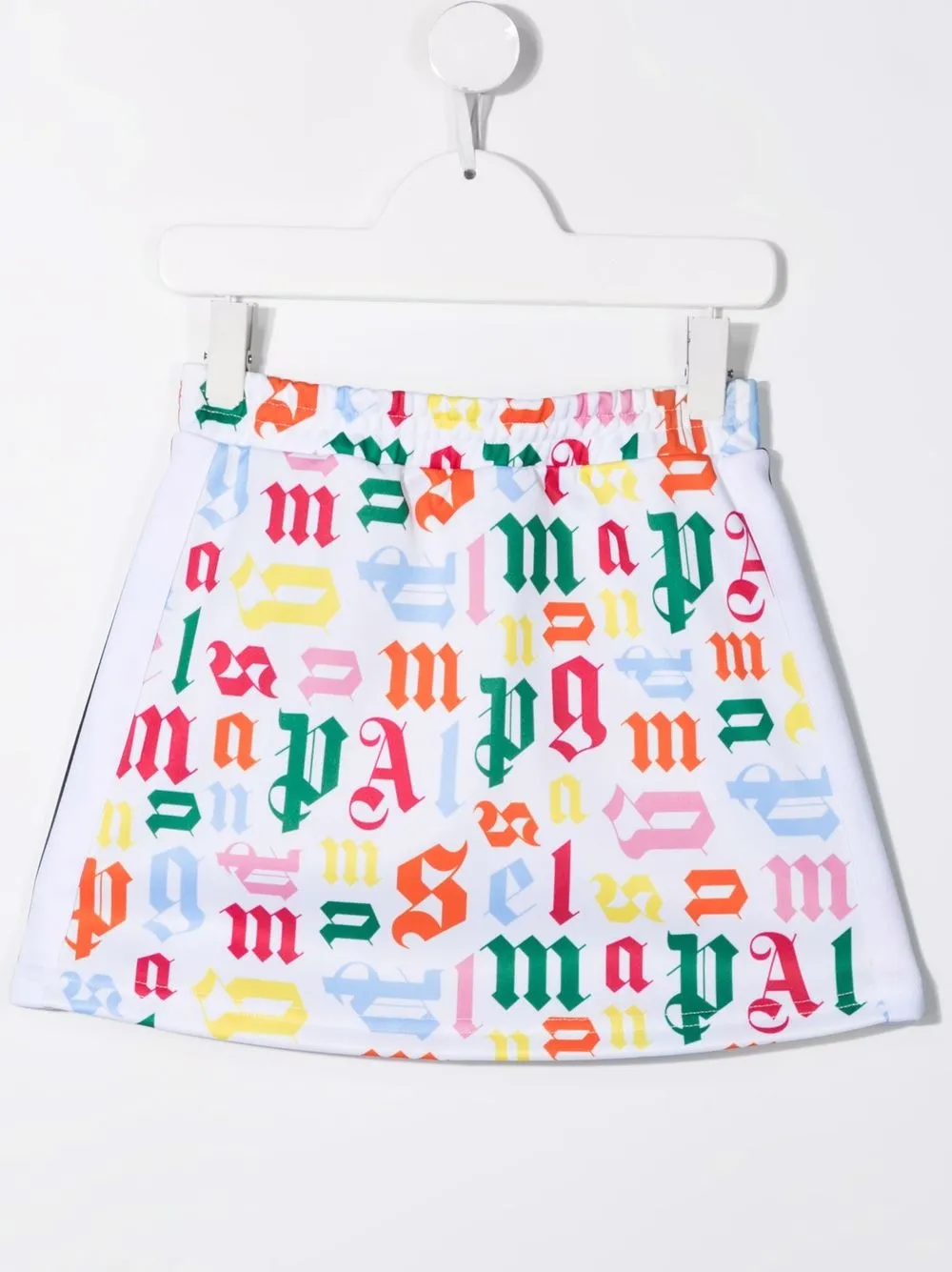 Palm Angels Kids Trainingsrok met monogram Wit