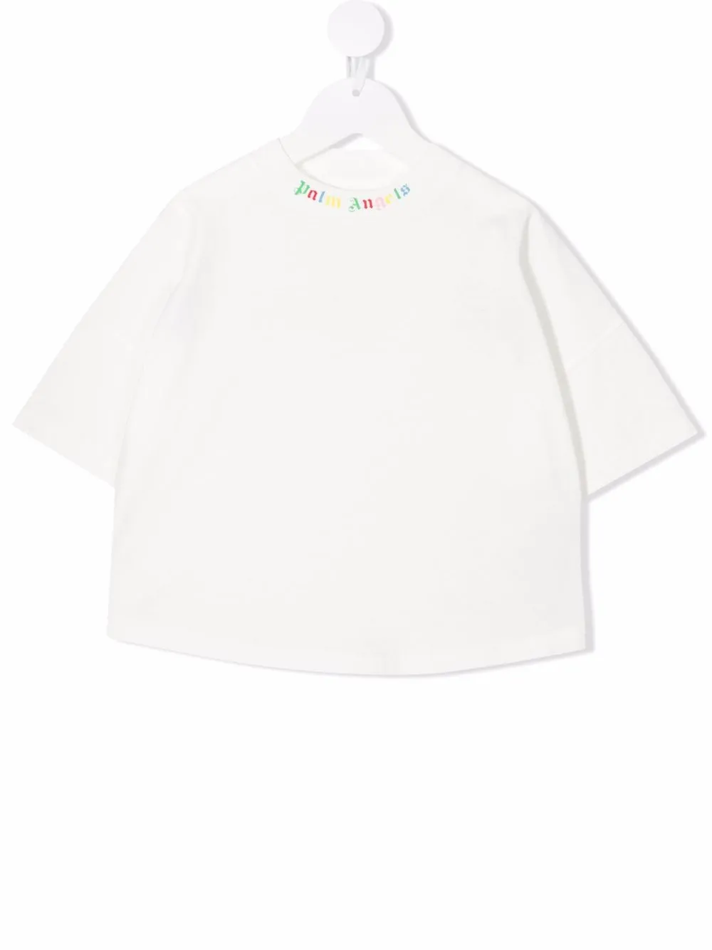 

Palm Angels Kids logo-print cotton T-shirt - White