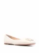 Imagem 2 de Tory Burch Sapatilha de couro com efeito de pele de crocodilo