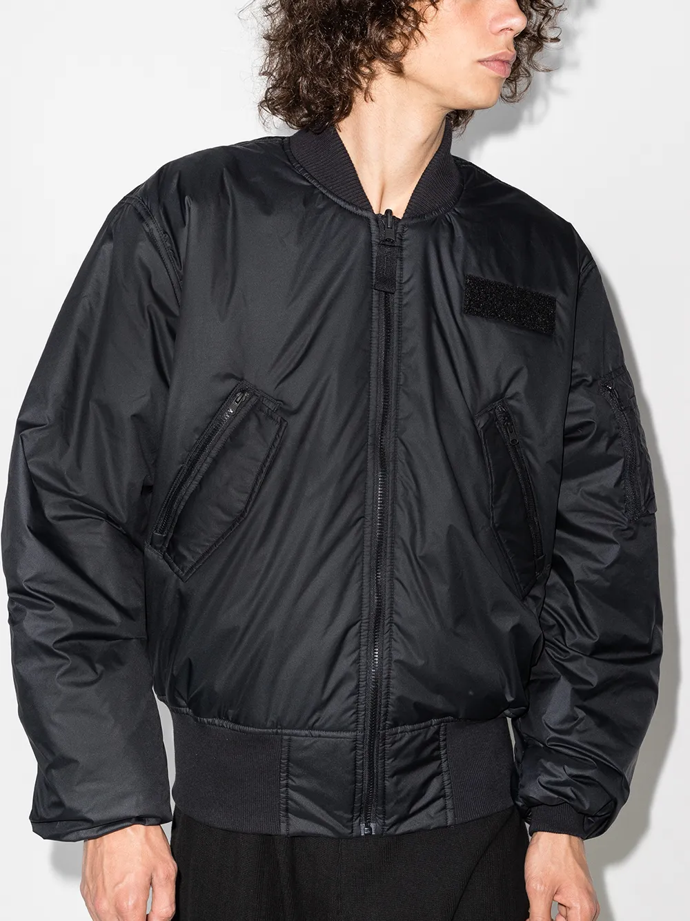 Image 2 of adidas x Parley reversible bomber jacket