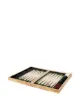Image 2 of Alexandra Llewellyn flamingo tournament-size backgammon set