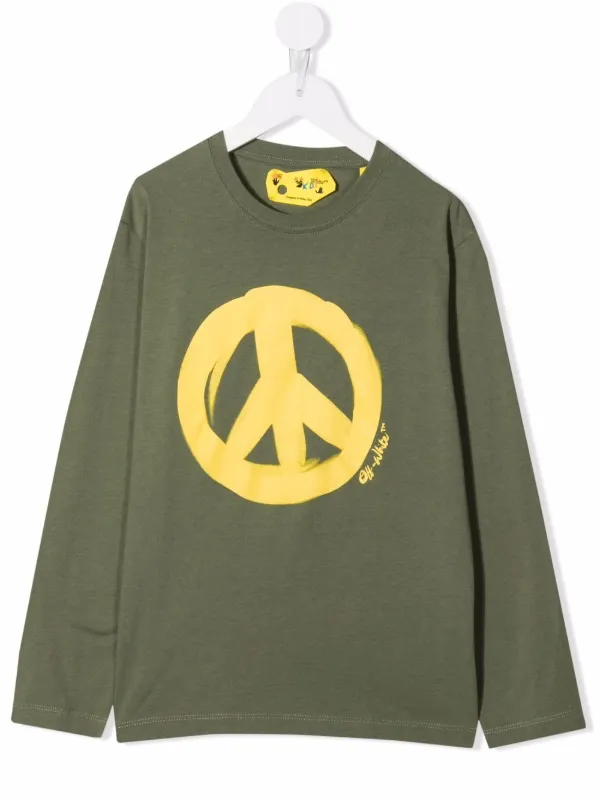 off white peace tee