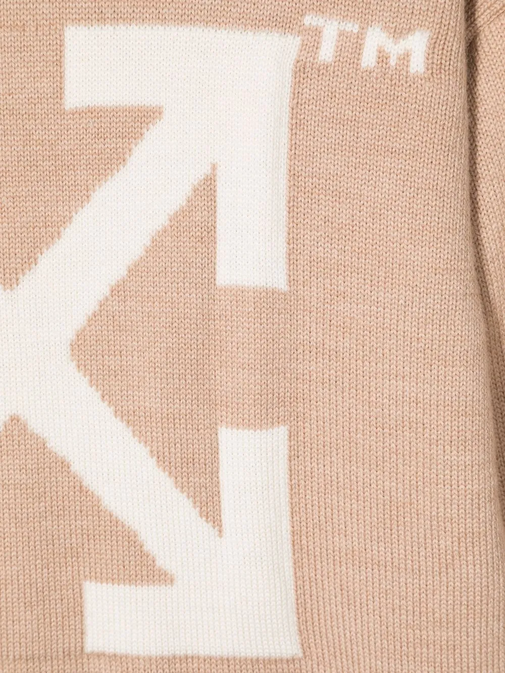 Off-white Arrows-motif Cardi-coat In Neutrals