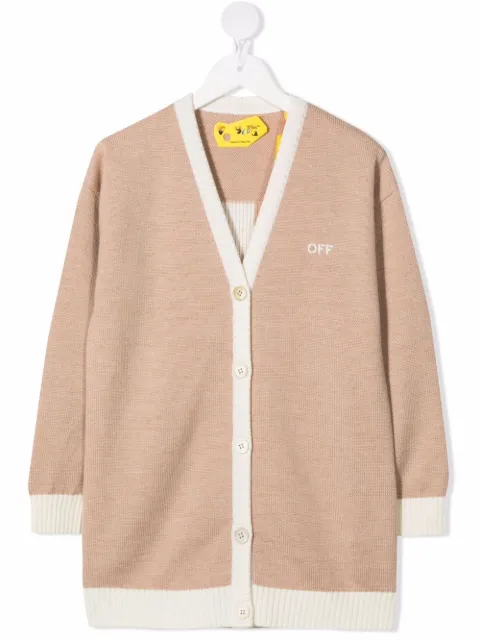 Off-White Kids Arrows-motif cardi-coat